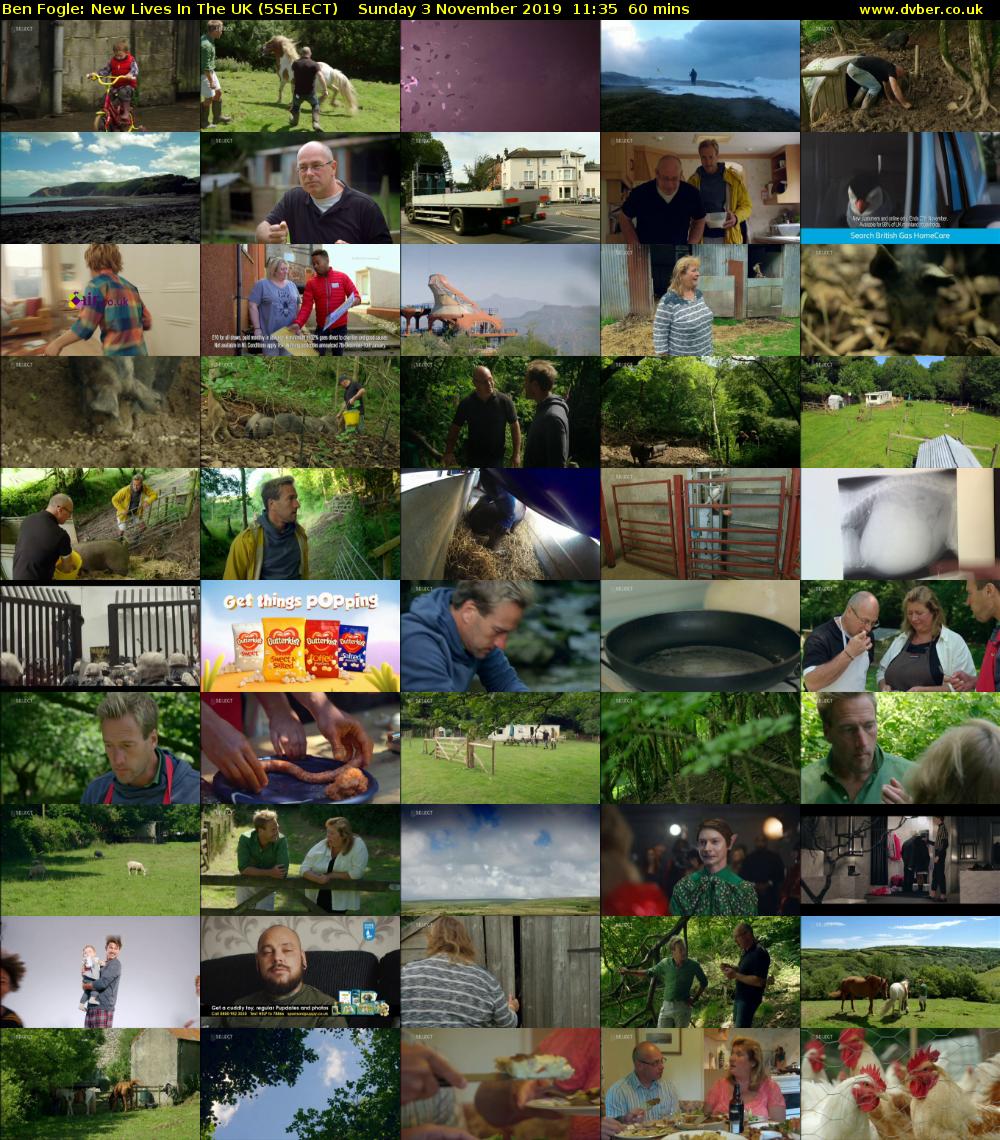 Ben Fogle: New Lives In The UK (5SELECT) Sunday 3 November 2019 11:35 - 12:35