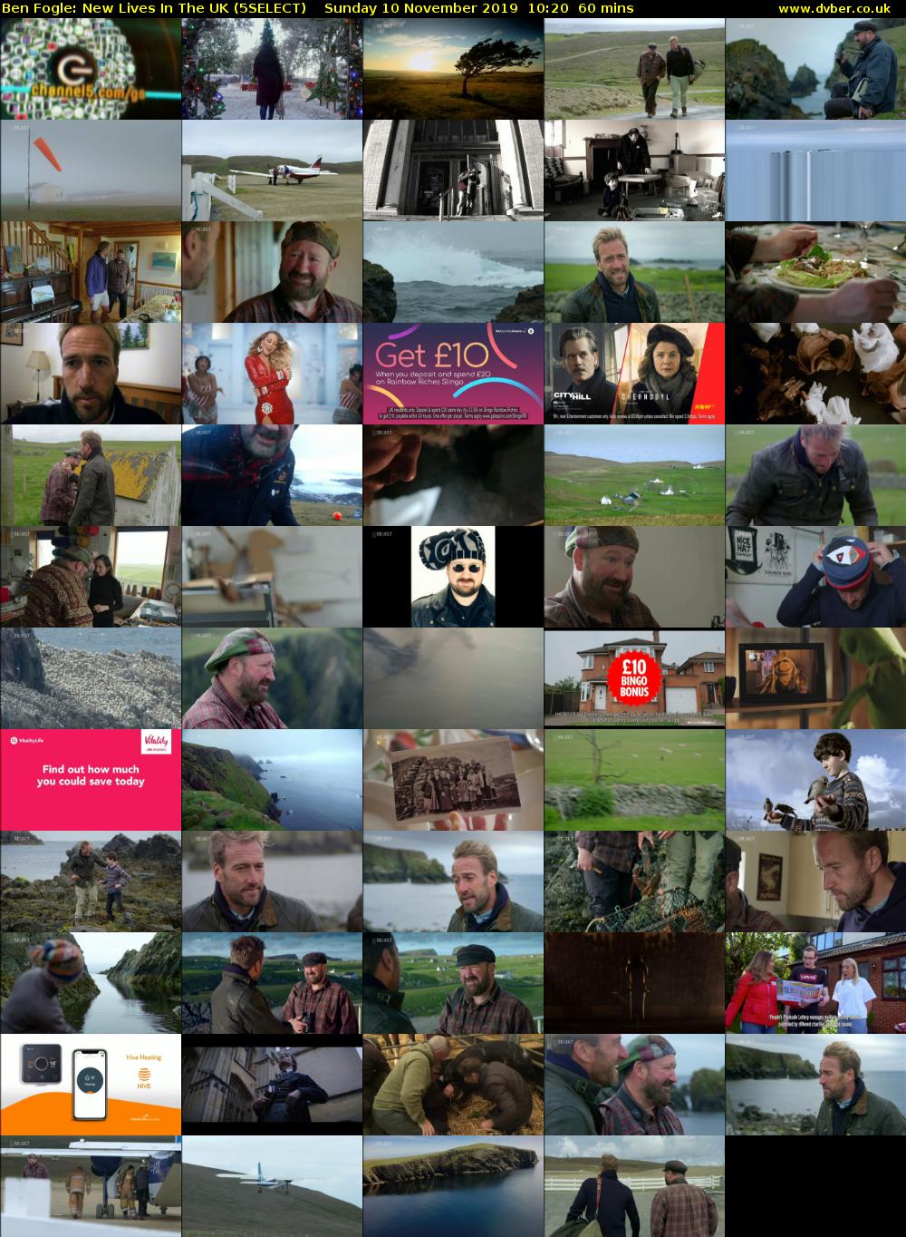 Ben Fogle: New Lives In The UK (5SELECT) Sunday 10 November 2019 10:20 - 11:20