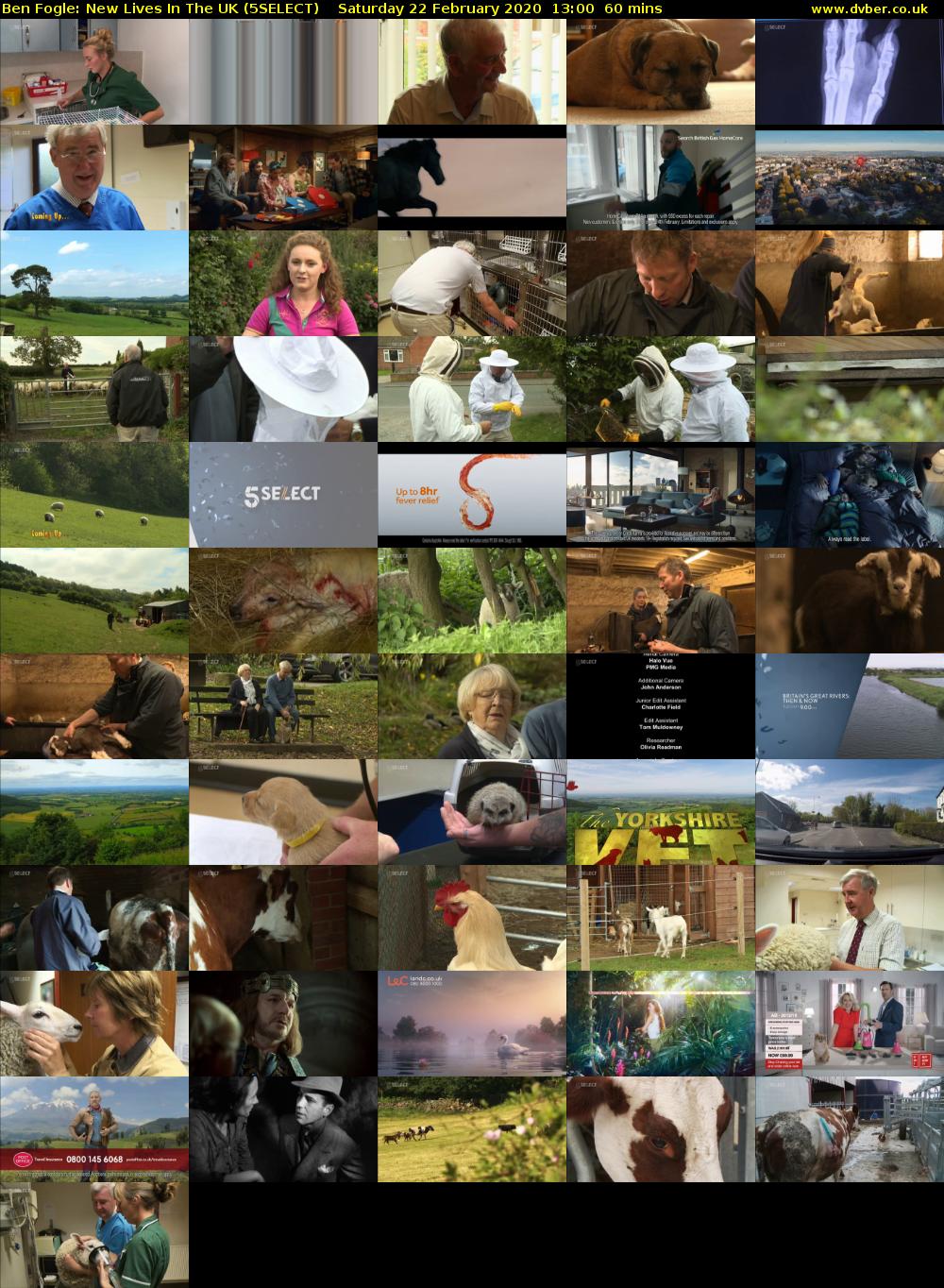 Ben Fogle: New Lives In The UK (5SELECT) Saturday 22 February 2020 13:00 - 14:00