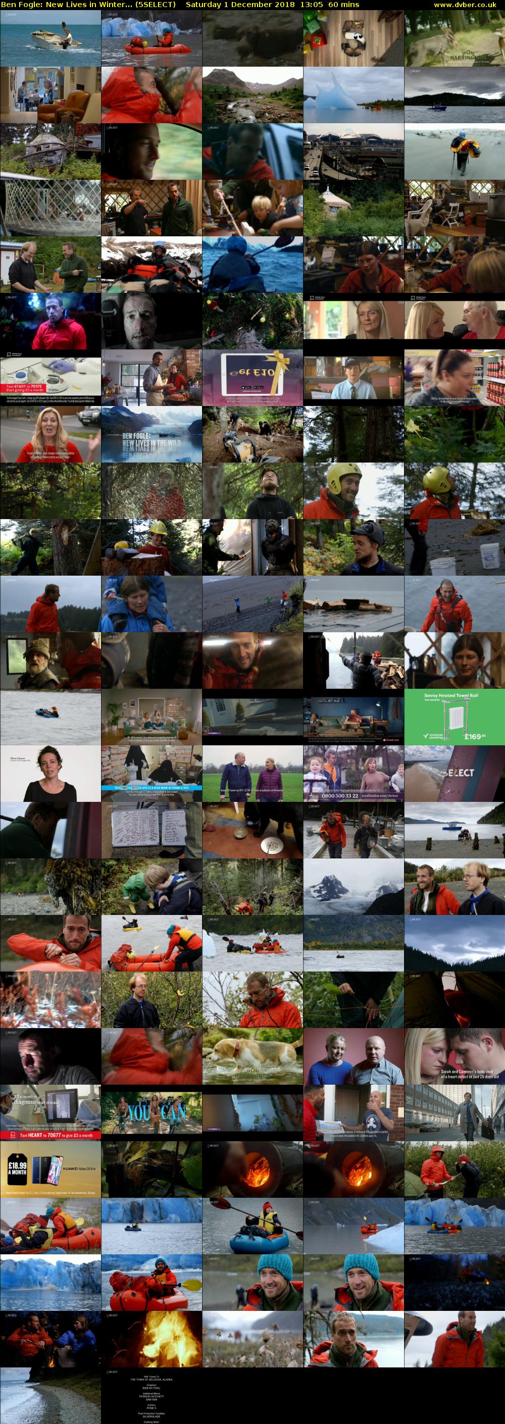 Ben Fogle: New Lives in Winter... (5SELECT) Saturday 1 December 2018 13:05 - 14:05