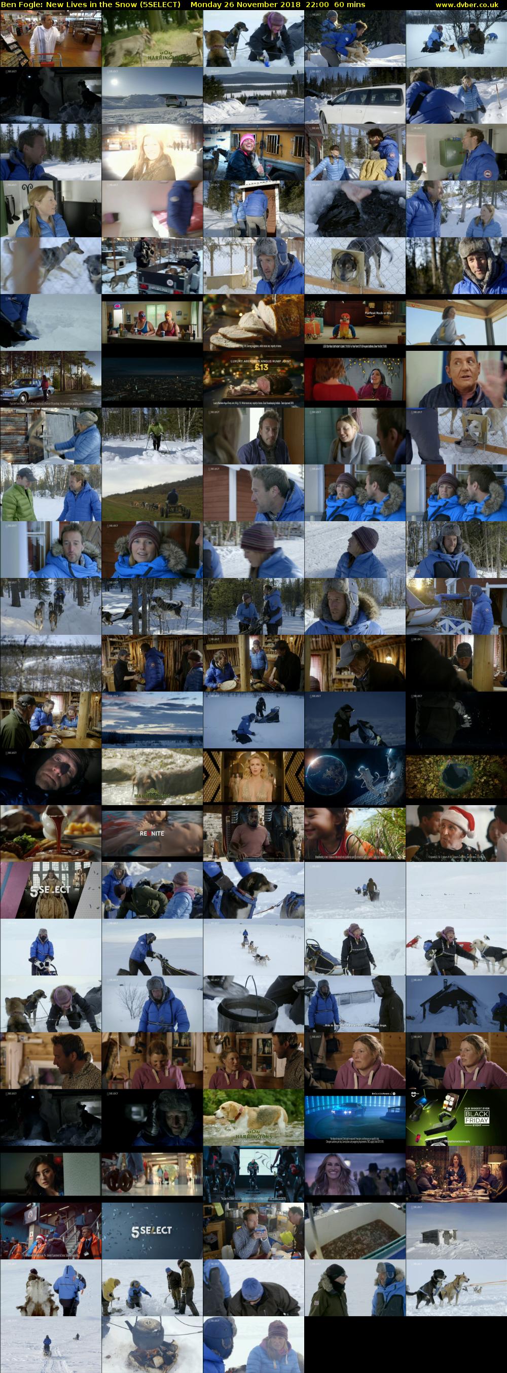 Ben Fogle: New Lives in the Snow (5SELECT) Monday 26 November 2018 22:00 - 23:00