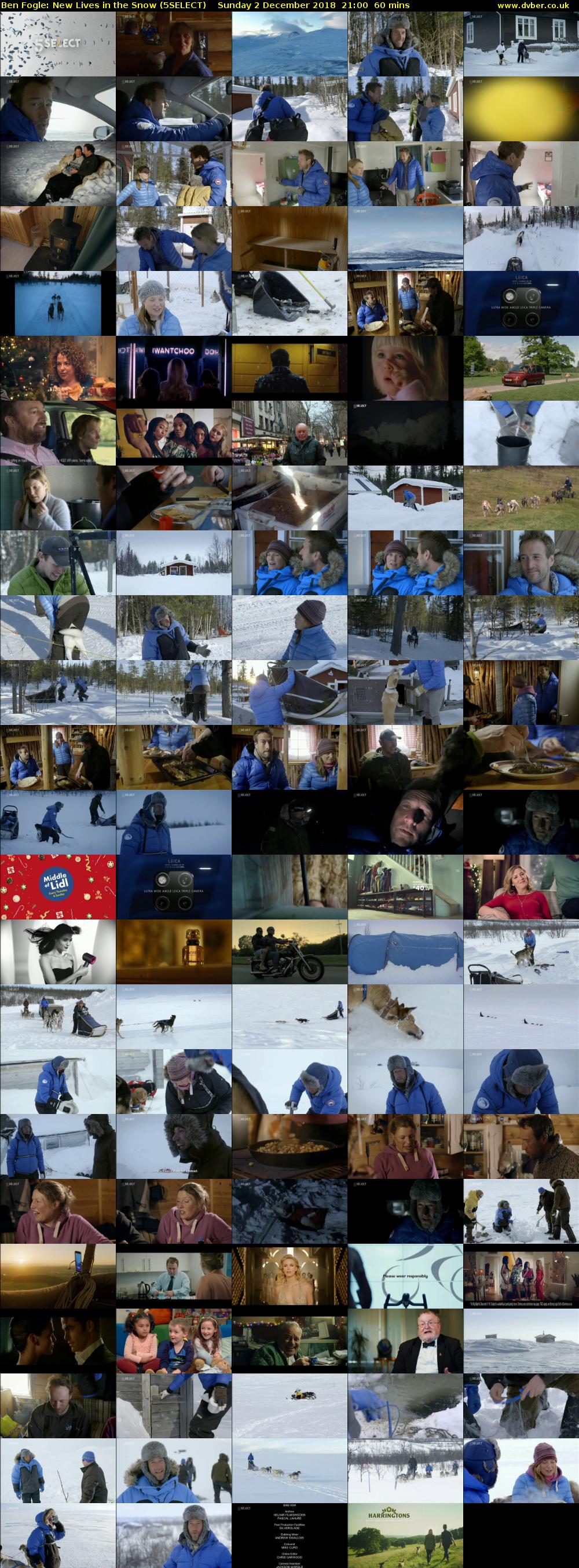 Ben Fogle: New Lives in the Snow (5SELECT) Sunday 2 December 2018 21:00 - 22:00