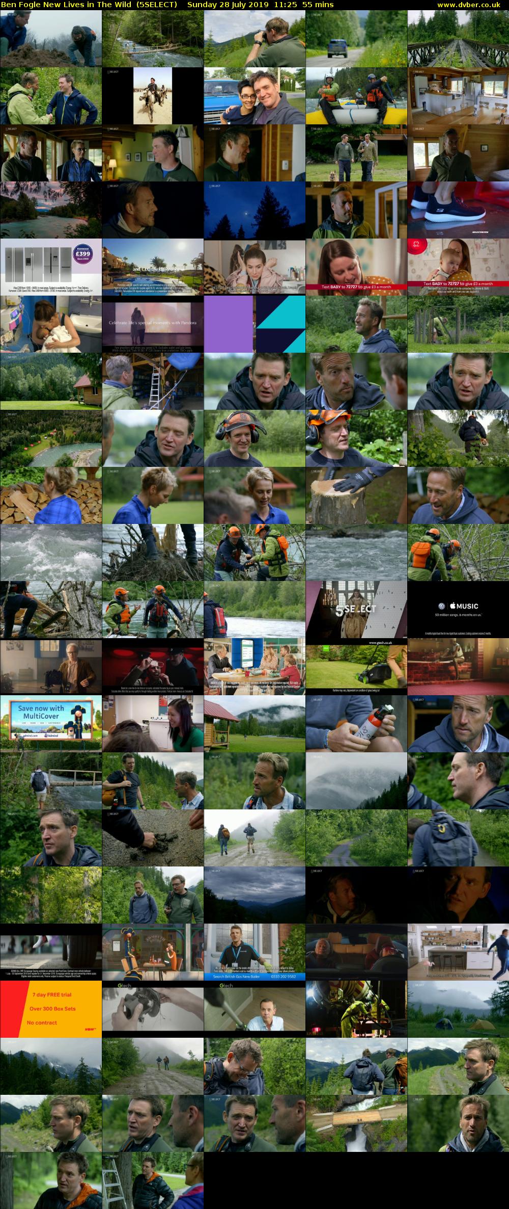 Ben Fogle New Lives in The Wild  (5SELECT) Sunday 28 July 2019 11:25 - 12:20