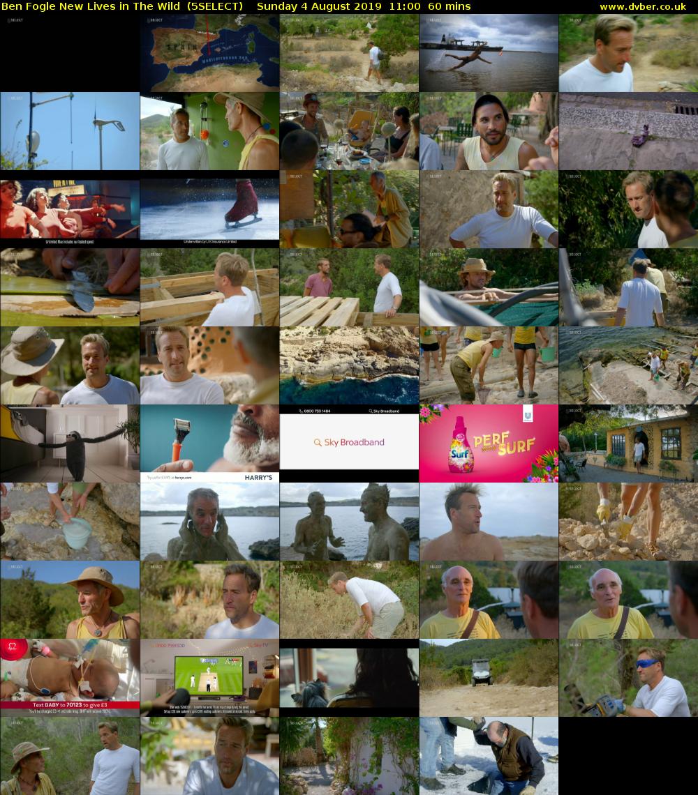 Ben Fogle New Lives in The Wild  (5SELECT) Sunday 4 August 2019 11:00 - 12:00