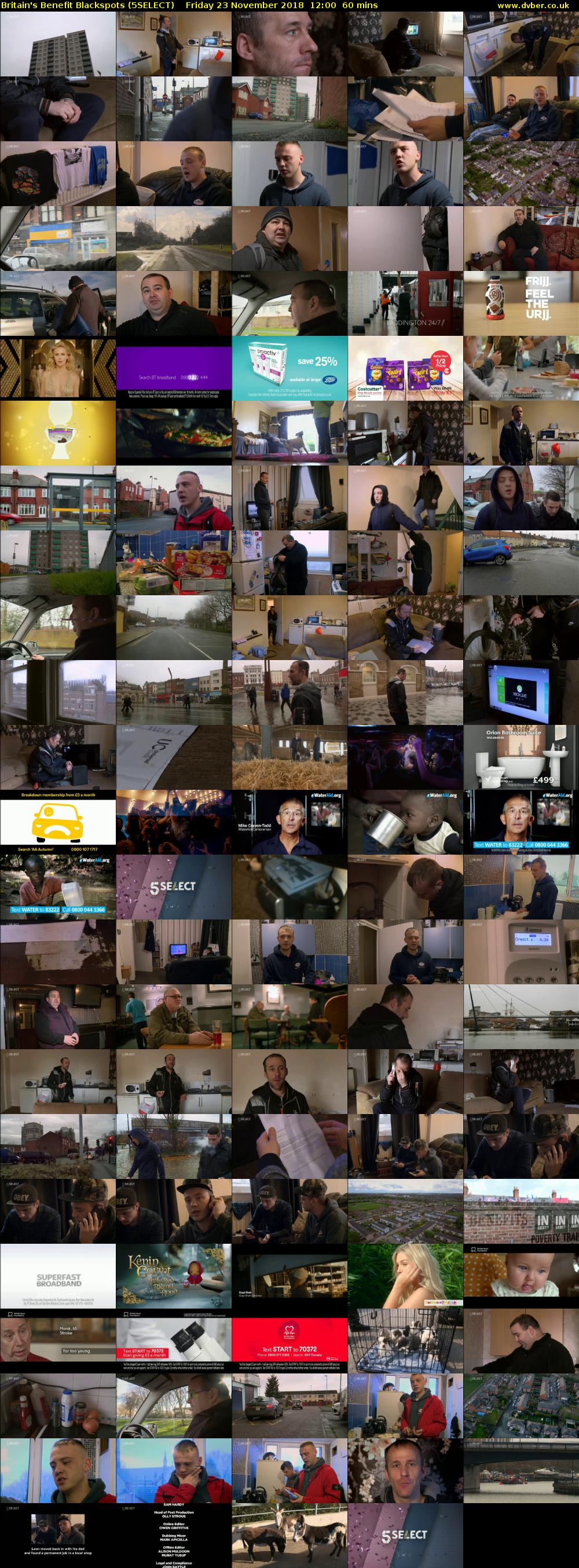 Britain's Benefit Blackspots (5SELECT) Friday 23 November 2018 12:00 - 13:00