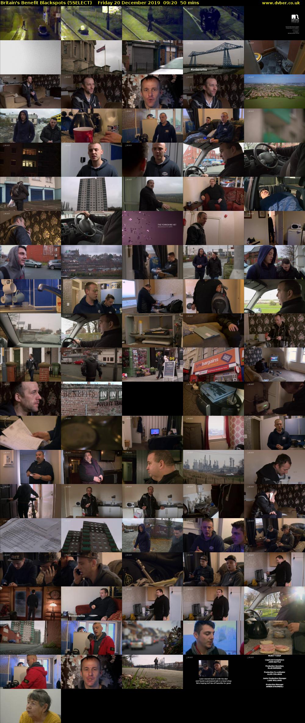 Britain's Benefit Blackspots (5SELECT) Friday 20 December 2019 09:20 - 10:10