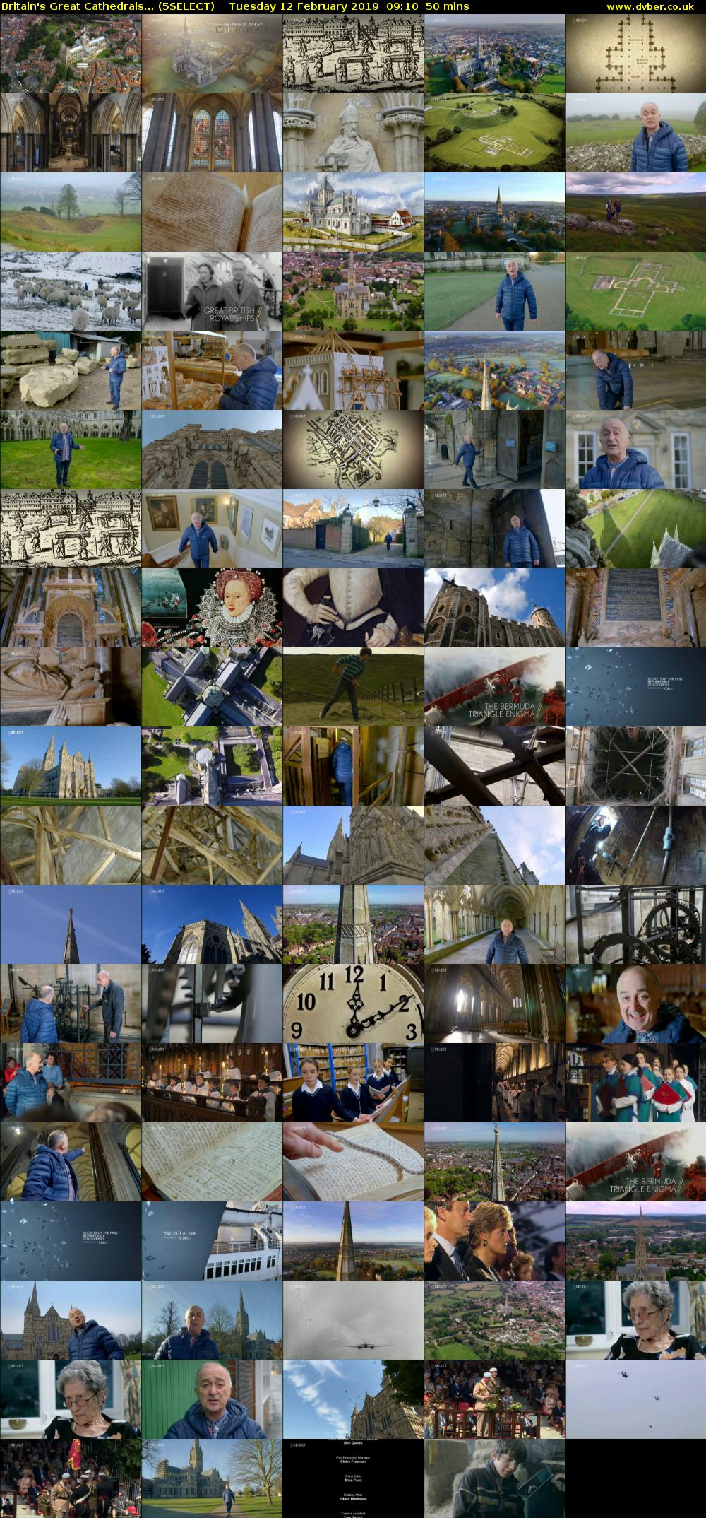 Britain's Great Cathedrals... (5SELECT) Tuesday 12 February 2019 09:10 - 10:00