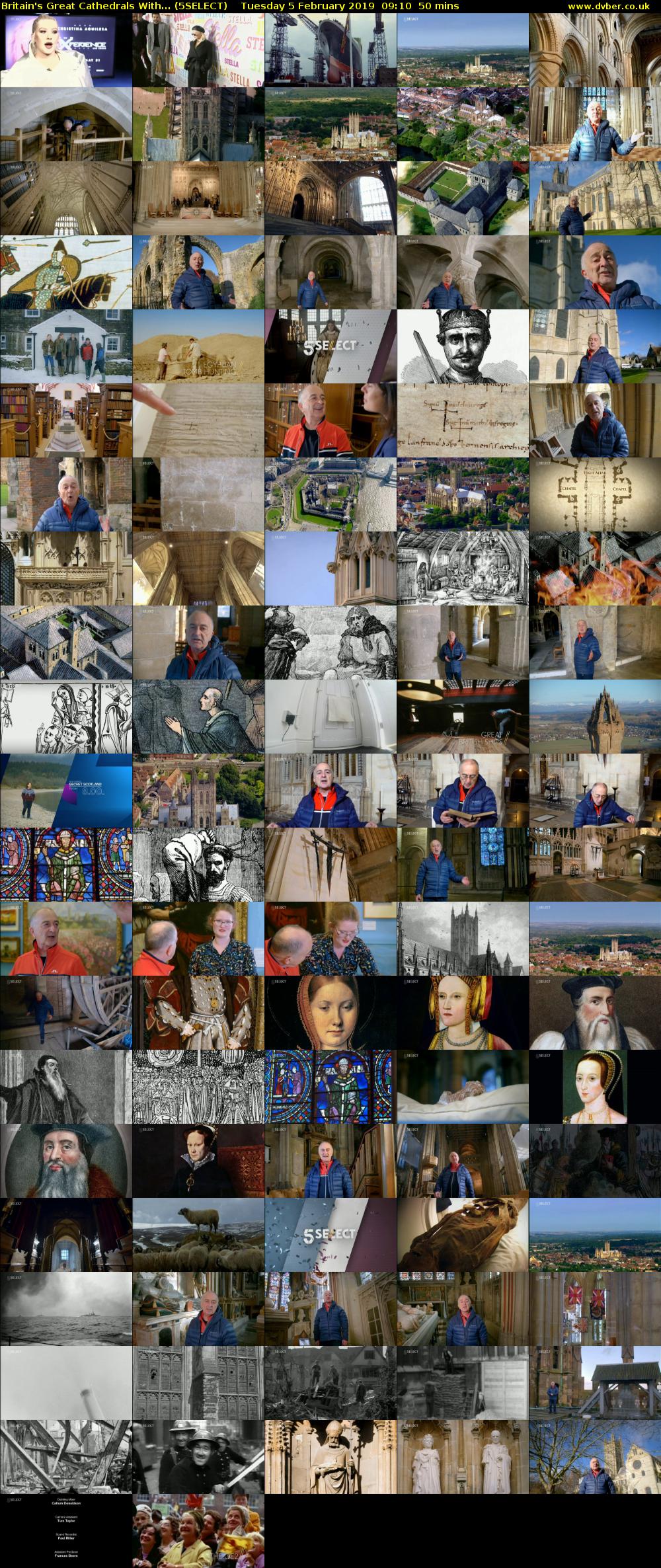 Britain's Great Cathedrals With... (5SELECT) Tuesday 5 February 2019 09:10 - 10:00