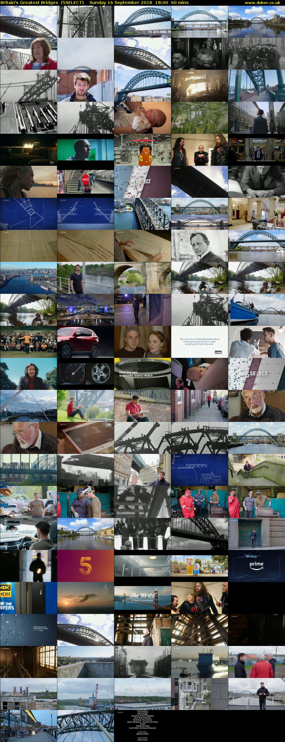 Britain's Greatest Bridges  (5SELECT) Sunday 16 September 2018 18:00 - 19:00