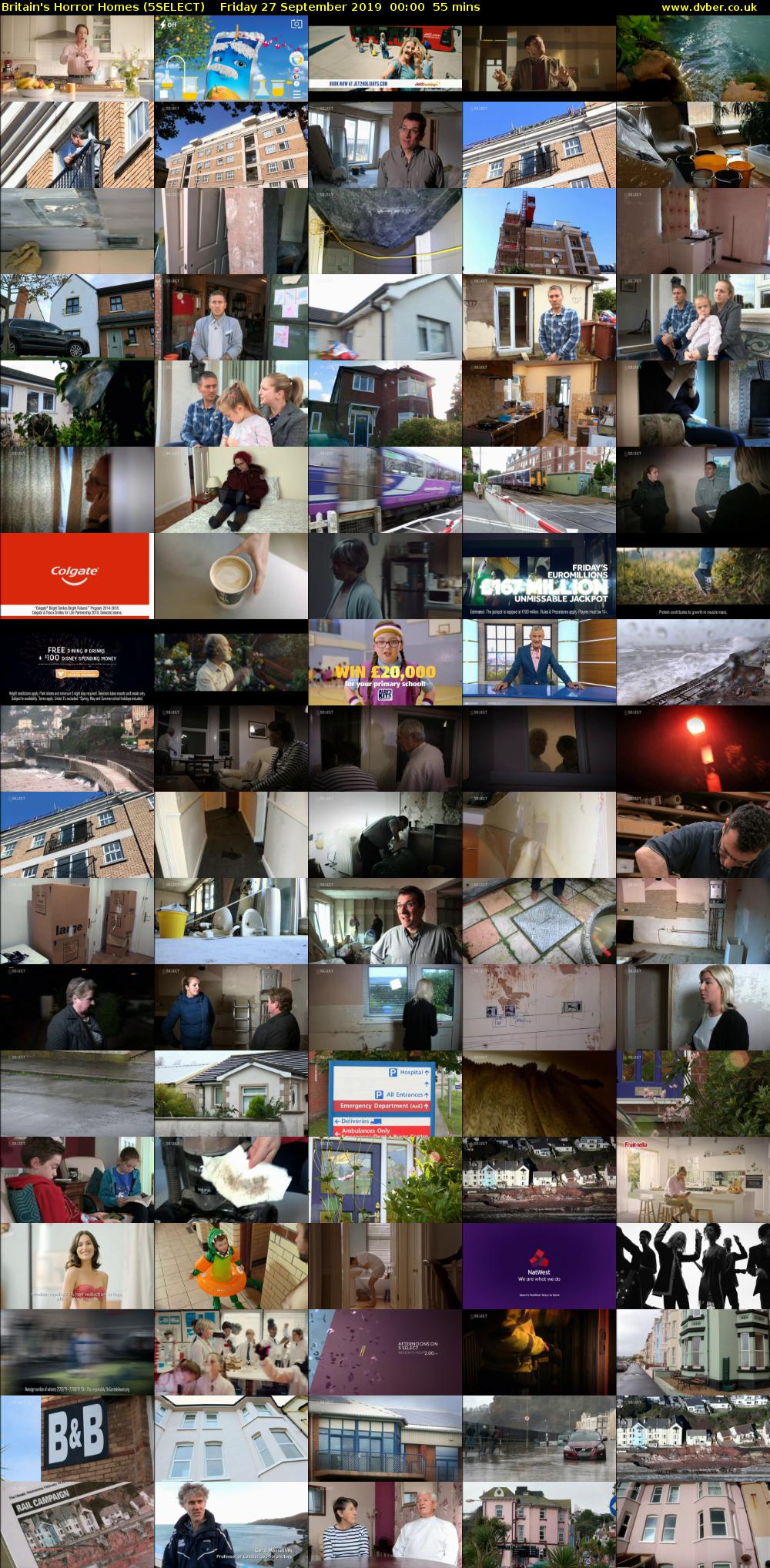 Britain's Horror Homes (5SELECT) Friday 27 September 2019 00:00 - 00:55