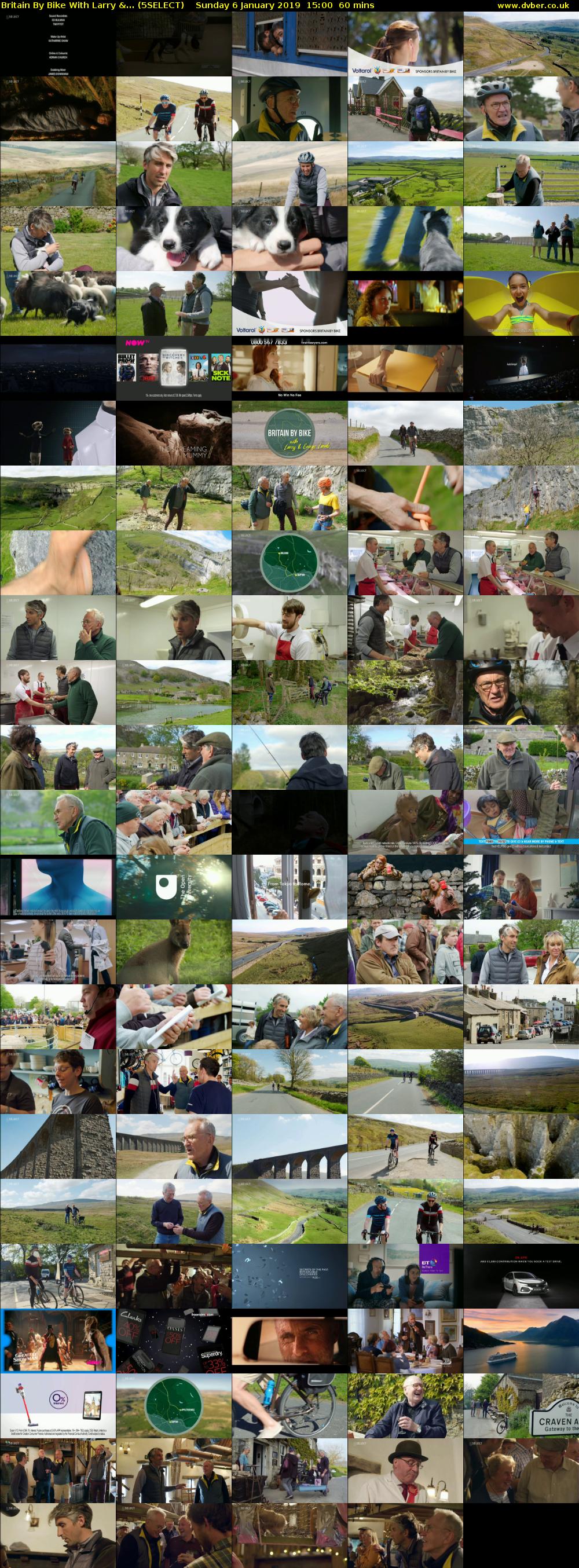 Britain By Bike With Larry &... (5SELECT) Sunday 6 January 2019 15:00 - 16:00