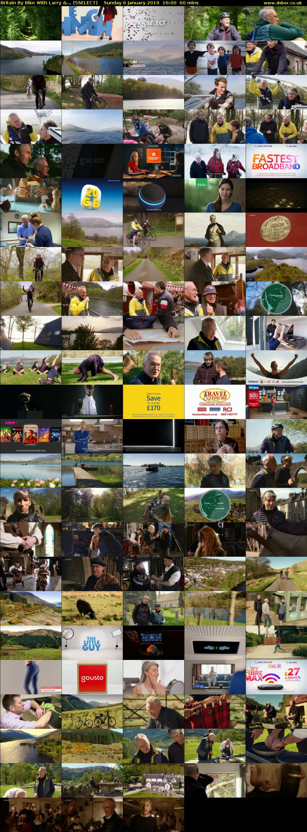 Britain By Bike With Larry &... (5SELECT) Sunday 6 January 2019 16:00 - 17:00