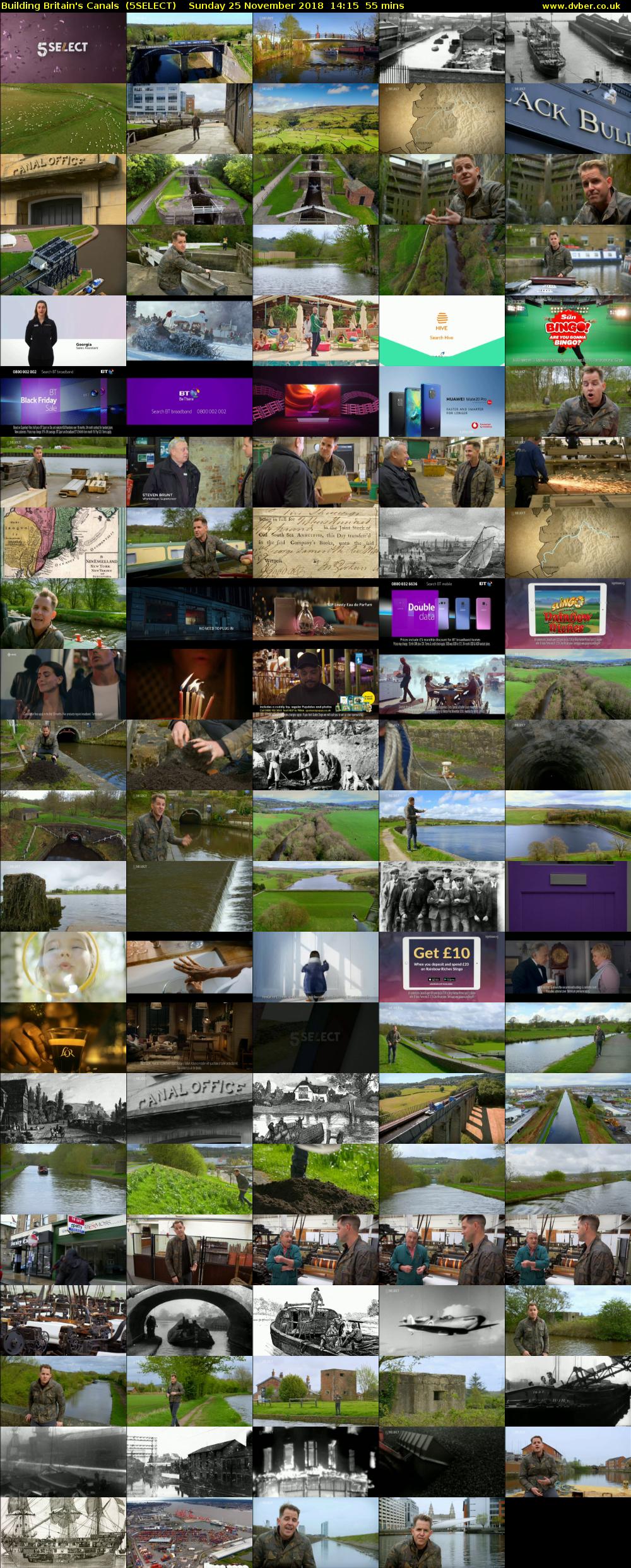 Building Britain's Canals  (5SELECT) Sunday 25 November 2018 14:15 - 15:10