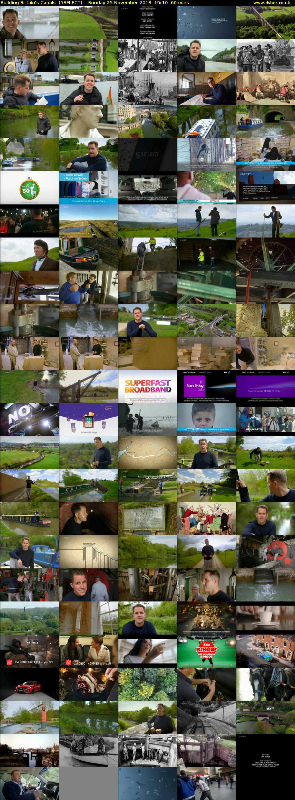 Building Britain's Canals  (5SELECT) Sunday 25 November 2018 15:10 - 16:10