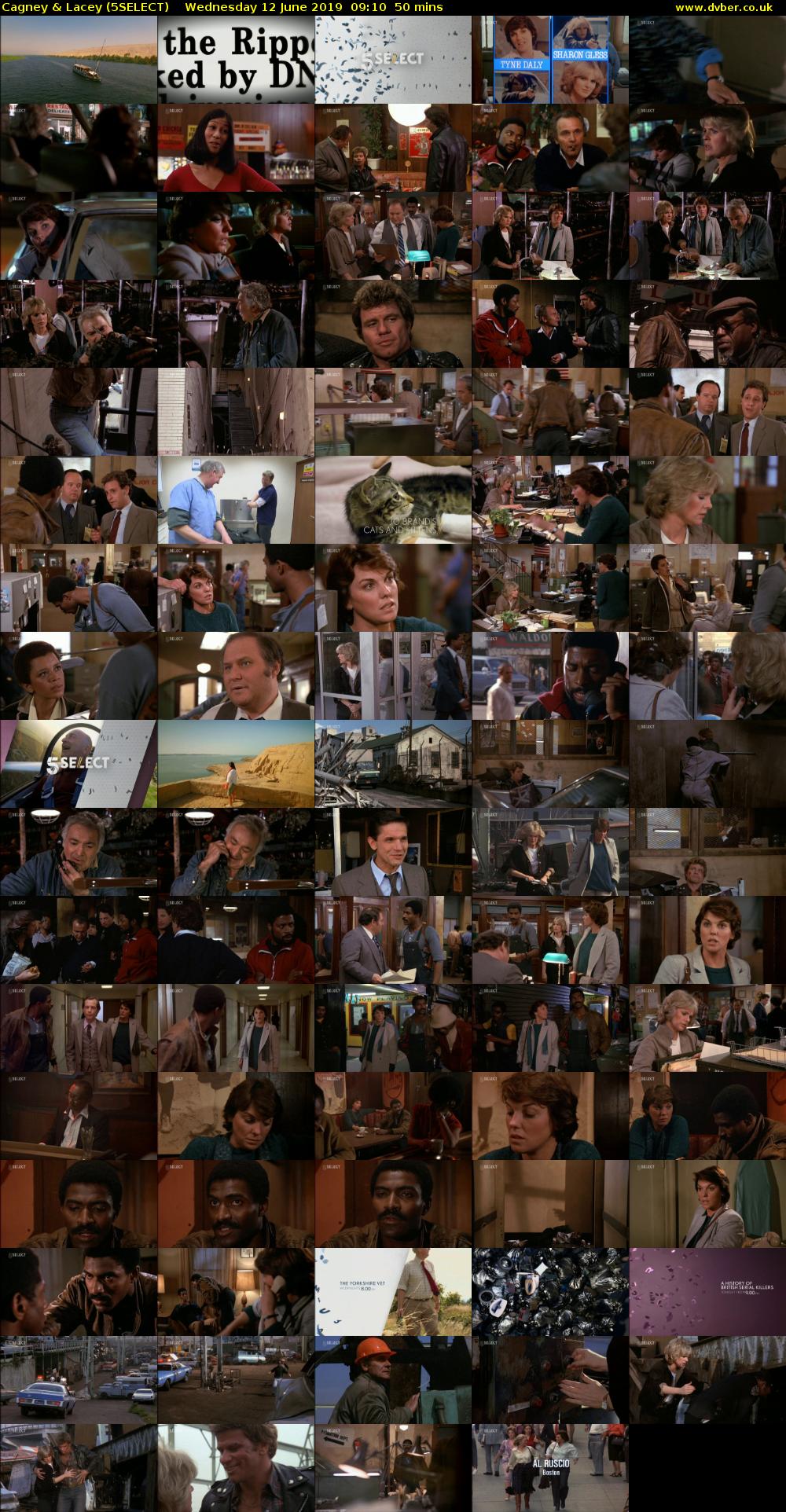 Cagney & Lacey (5SELECT) Wednesday 12 June 2019 09:10 - 10:00