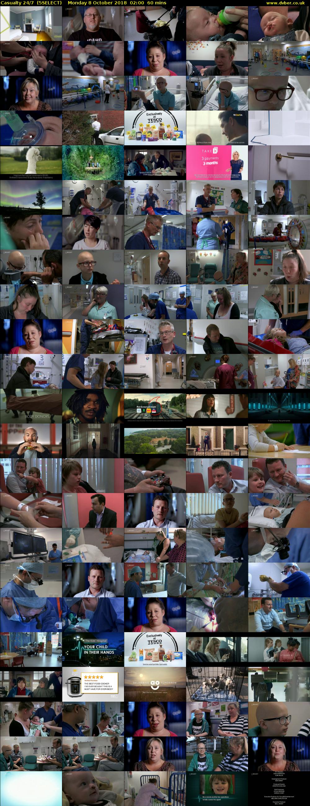 Casualty 24/7  (5SELECT) Monday 8 October 2018 02:00 - 03:00
