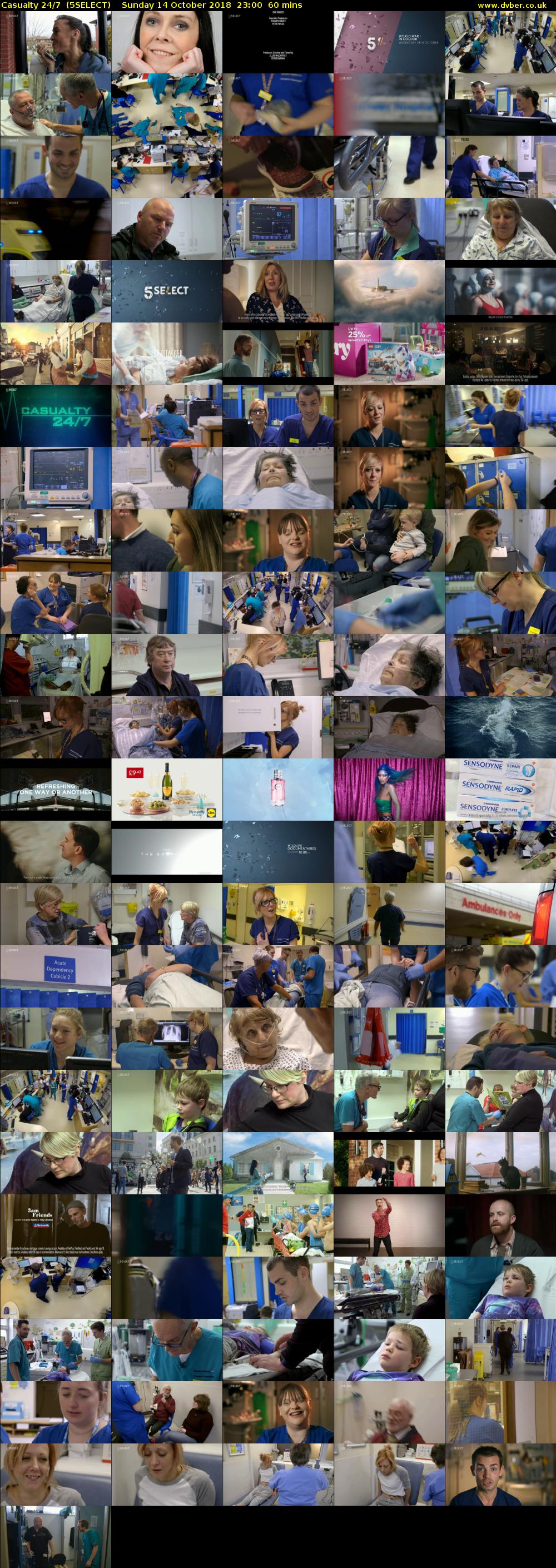 Casualty 24/7  (5SELECT) Sunday 14 October 2018 23:00 - 00:00