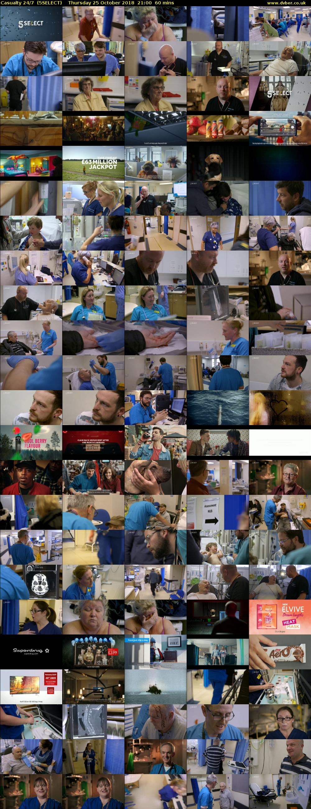 Casualty 24/7  (5SELECT) Thursday 25 October 2018 21:00 - 22:00