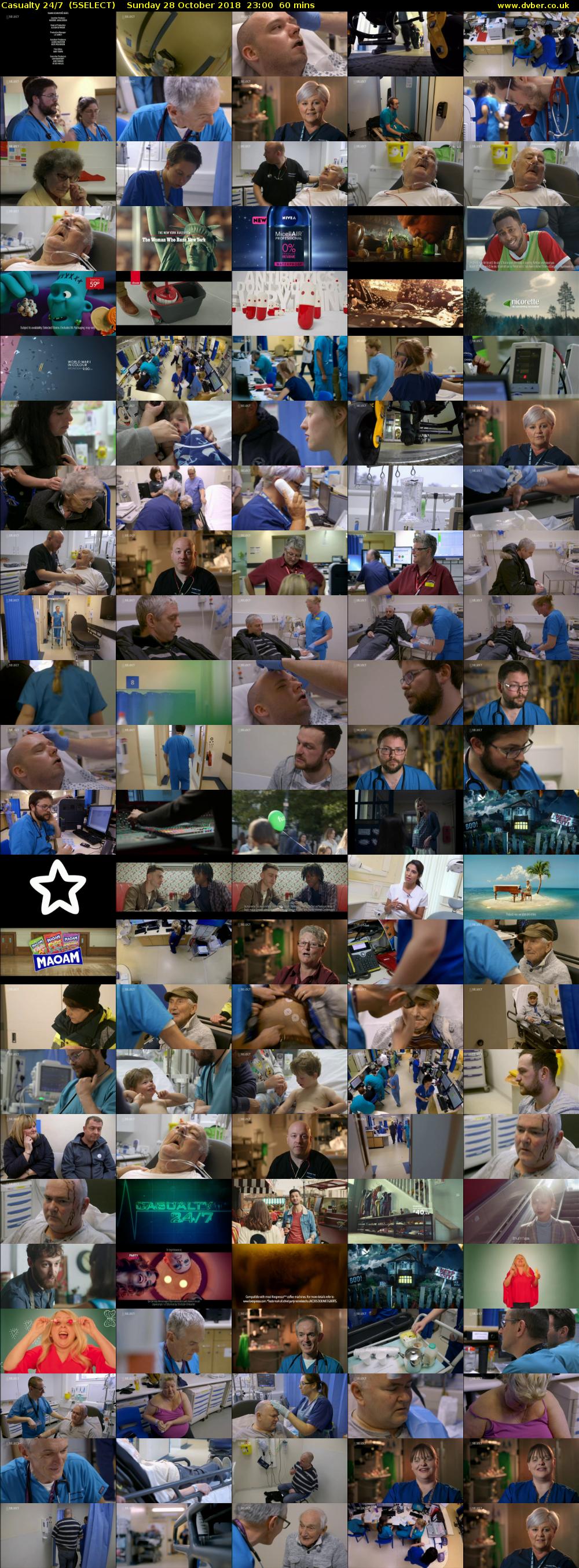 Casualty 24/7  (5SELECT) Sunday 28 October 2018 23:00 - 00:00