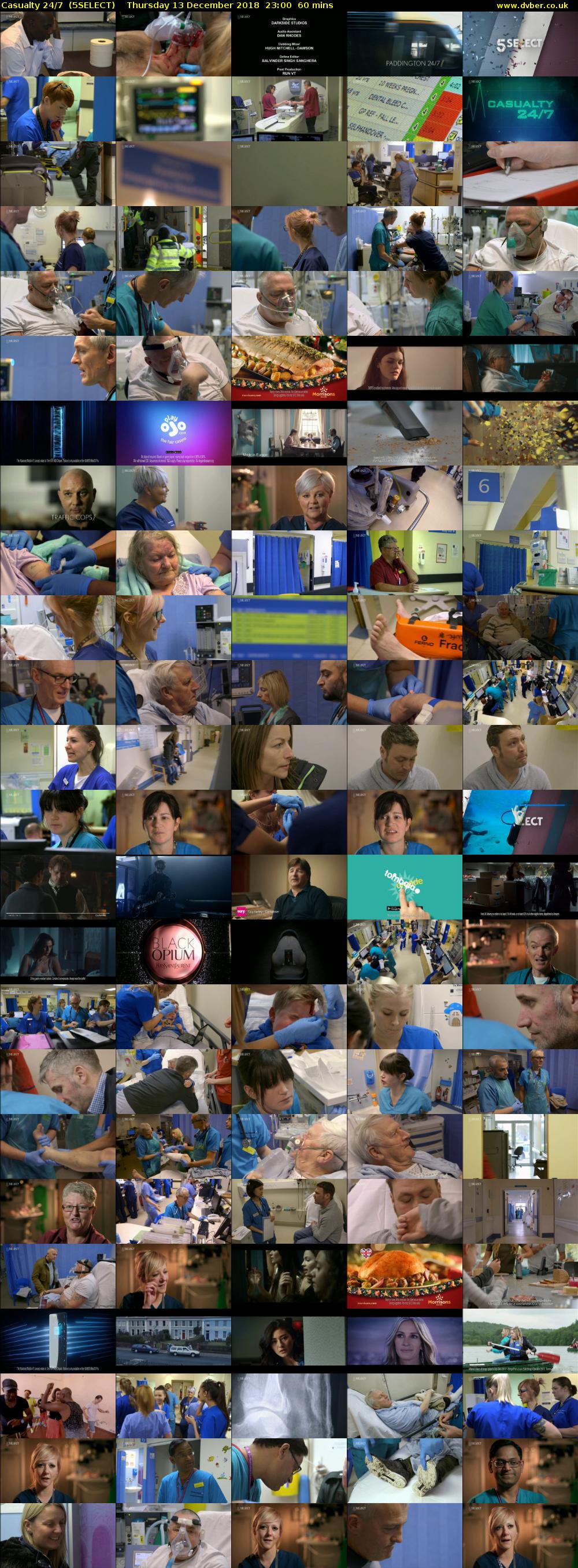 Casualty 24/7  (5SELECT) Thursday 13 December 2018 23:00 - 00:00