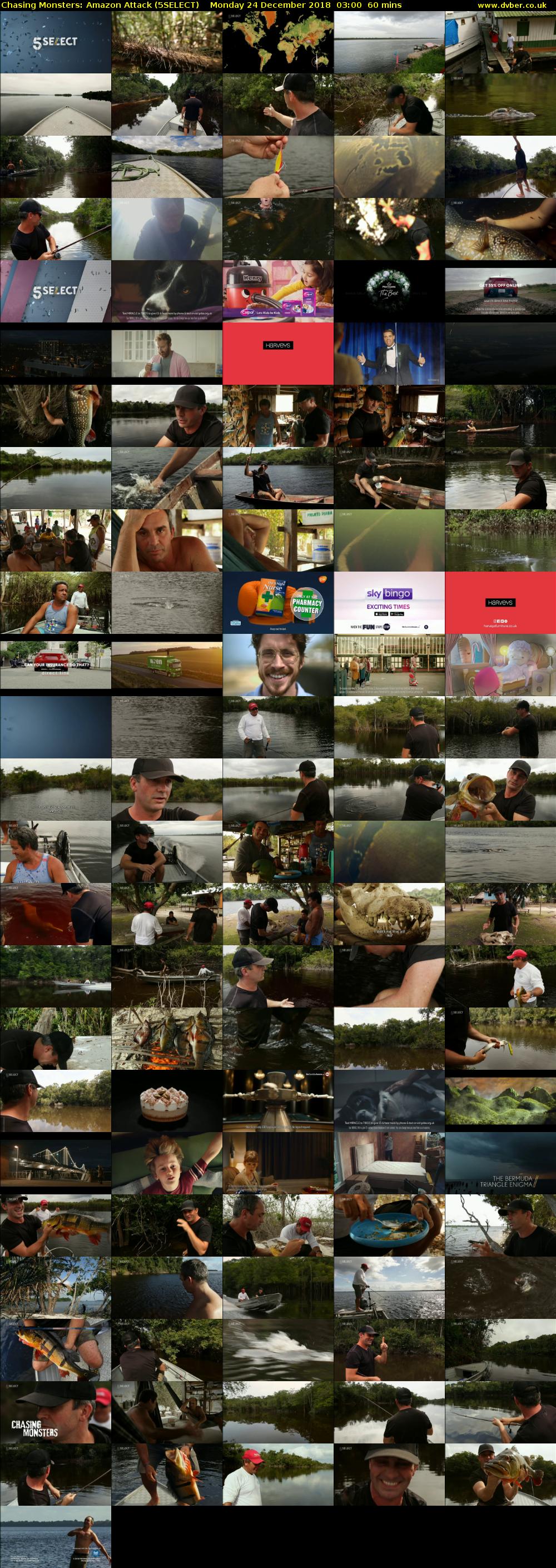 Chasing Monsters: Amazon Attack (5SELECT) Monday 24 December 2018 03:00 - 04:00