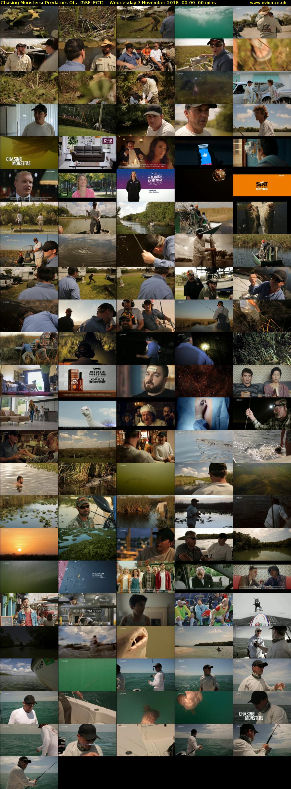 Chasing Monsters: Predators Of... (5SELECT) Wednesday 7 November 2018 00:00 - 01:00