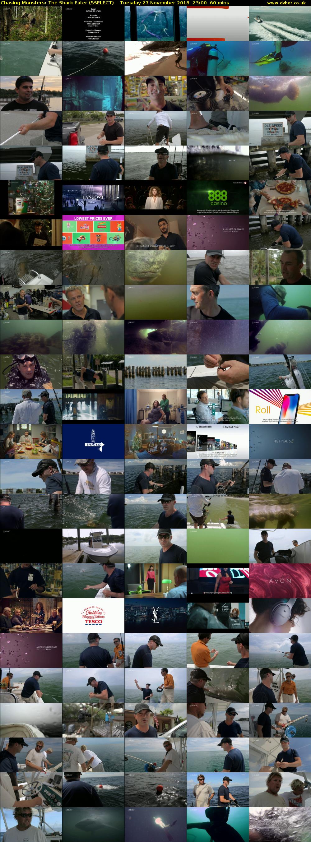 Chasing Monsters: The Shark Eater (5SELECT) Tuesday 27 November 2018 23:00 - 00:00