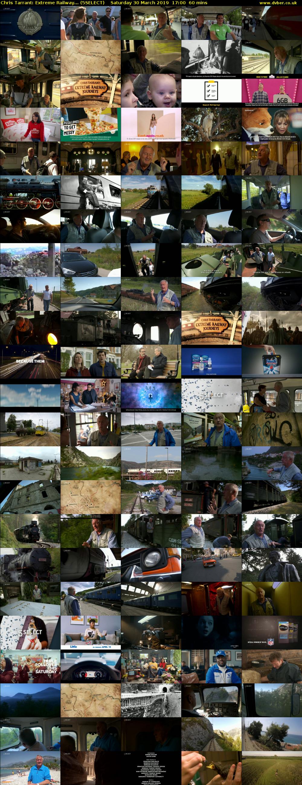 Chris Tarrant: Extreme Railway... (5SELECT) Saturday 30 March 2019 17:00 - 18:00