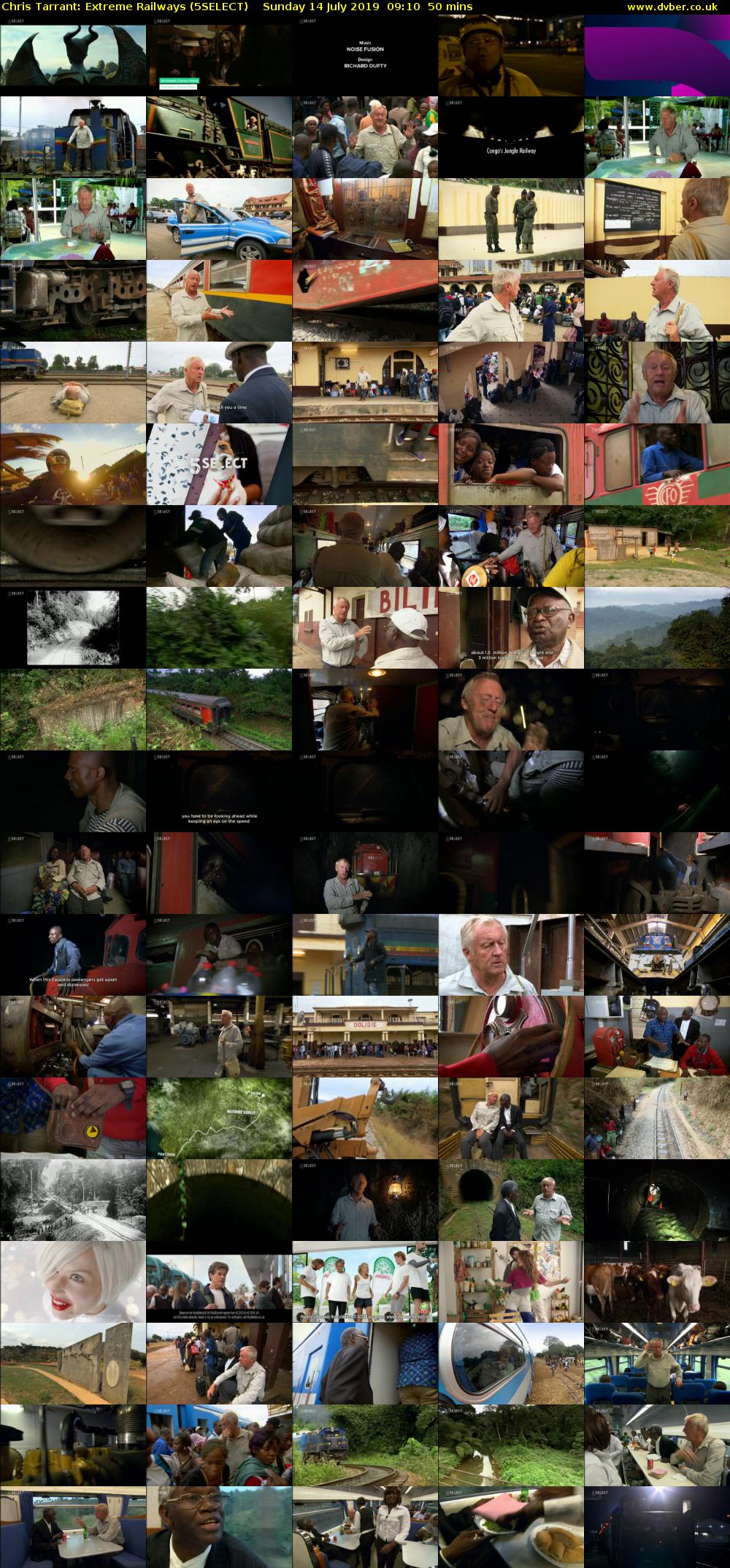 Chris Tarrant: Extreme Railways (5SELECT) Sunday 14 July 2019 09:10 - 10:00