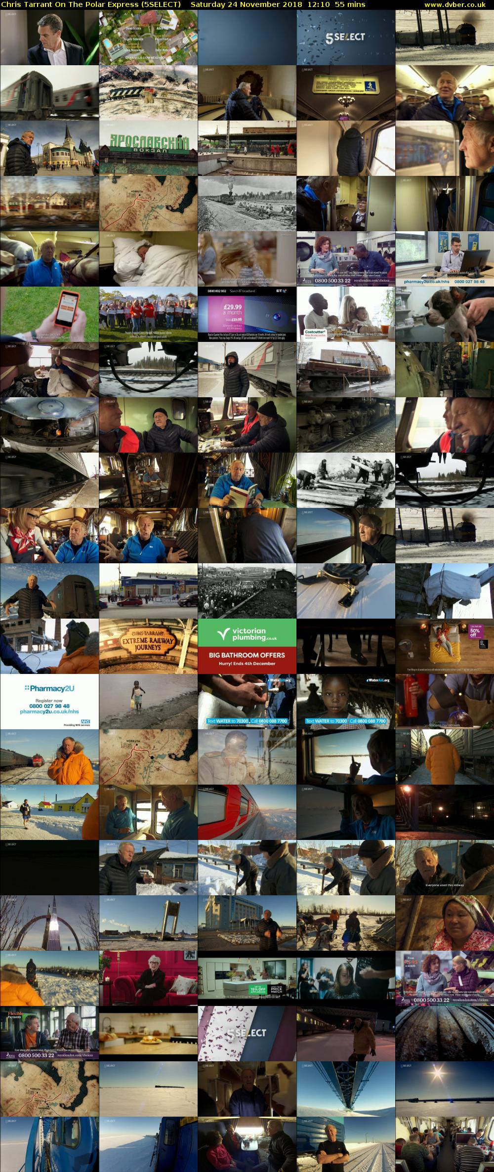 Chris Tarrant On The Polar Express (5SELECT) Saturday 24 November 2018 12:10 - 13:05