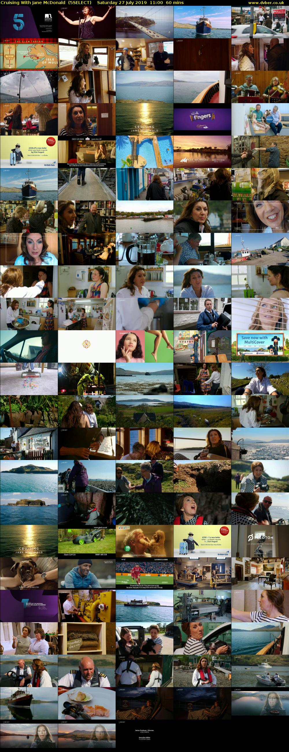 Cruising With Jane McDonald  (5SELECT) Saturday 27 July 2019 11:00 - 12:00