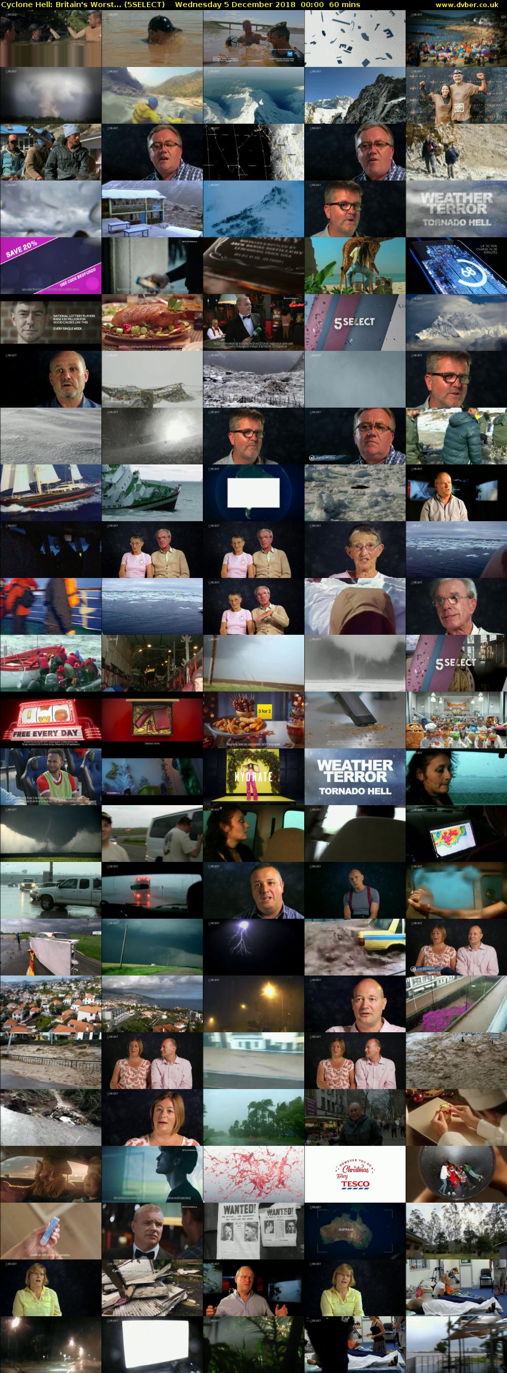Cyclone Hell: Britain's Worst... (5SELECT) Wednesday 5 December 2018 00:00 - 01:00