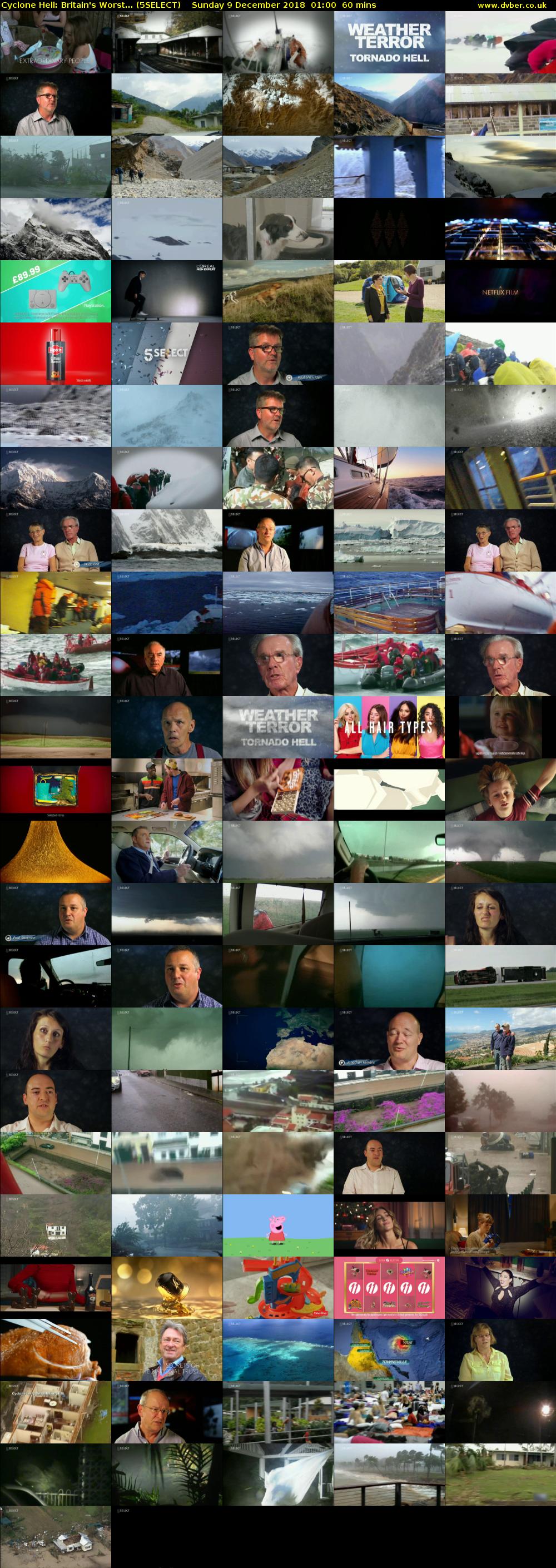 Cyclone Hell: Britain's Worst... (5SELECT) Sunday 9 December 2018 01:00 - 02:00
