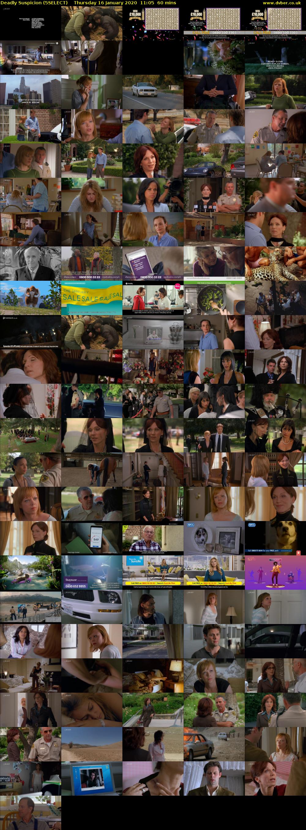 Deadly Suspicion (5SELECT) Thursday 16 January 2020 11:05 - 12:05