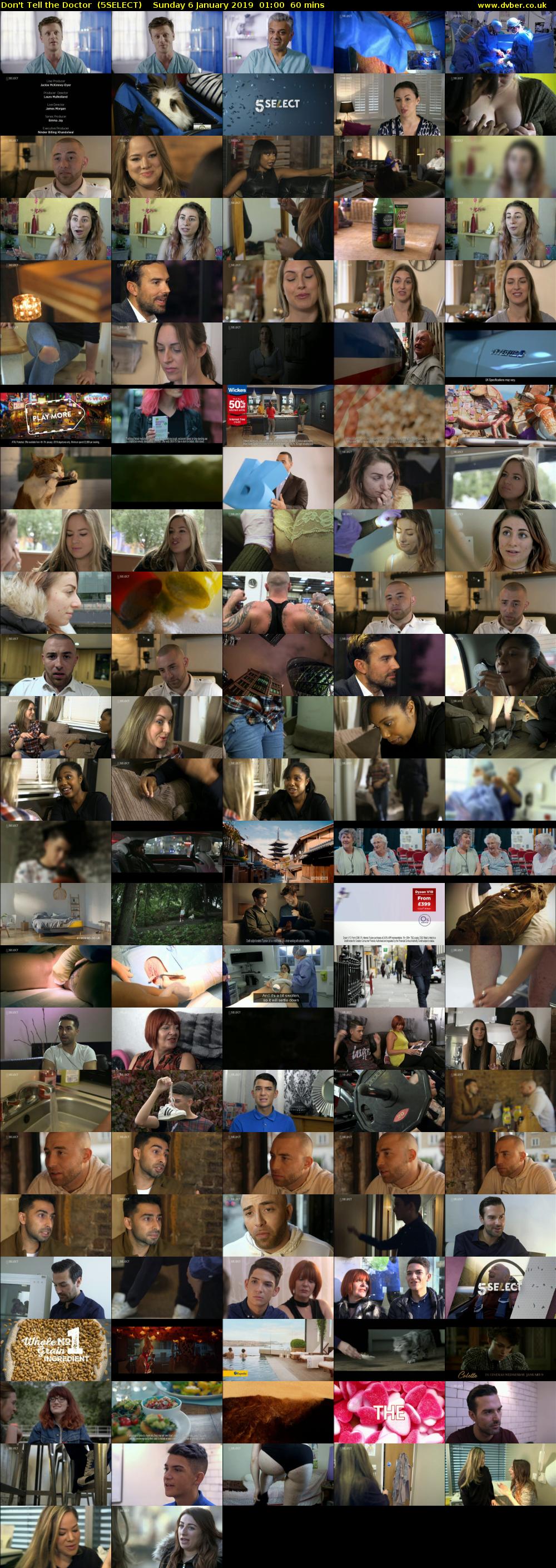 Don't Tell the Doctor  (5SELECT) Sunday 6 January 2019 01:00 - 02:00