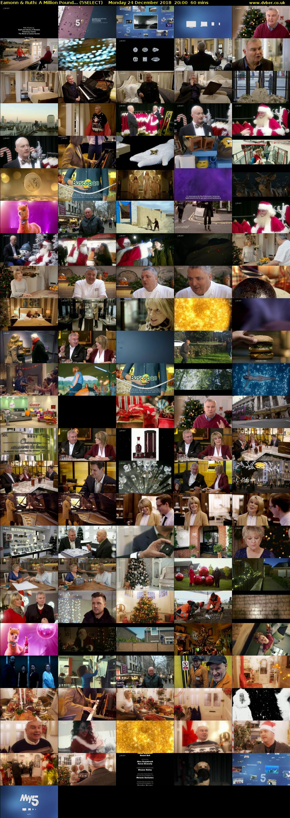 Eamonn & Ruth: A Million Pound... (5SELECT) Monday 24 December 2018 20:00 - 21:00