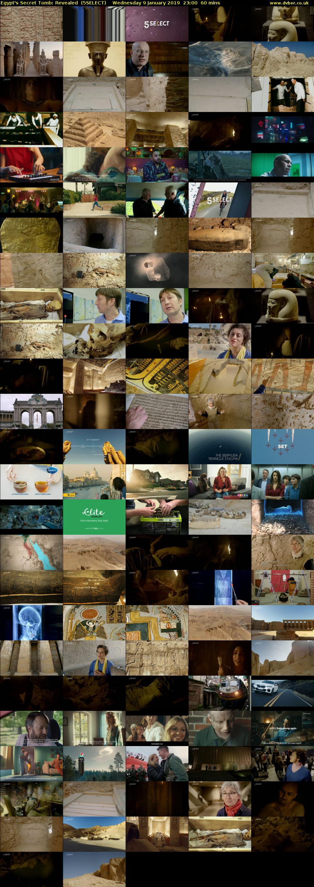 Egypt's Secret Tomb: Revealed  (5SELECT) Wednesday 9 January 2019 23:00 - 00:00