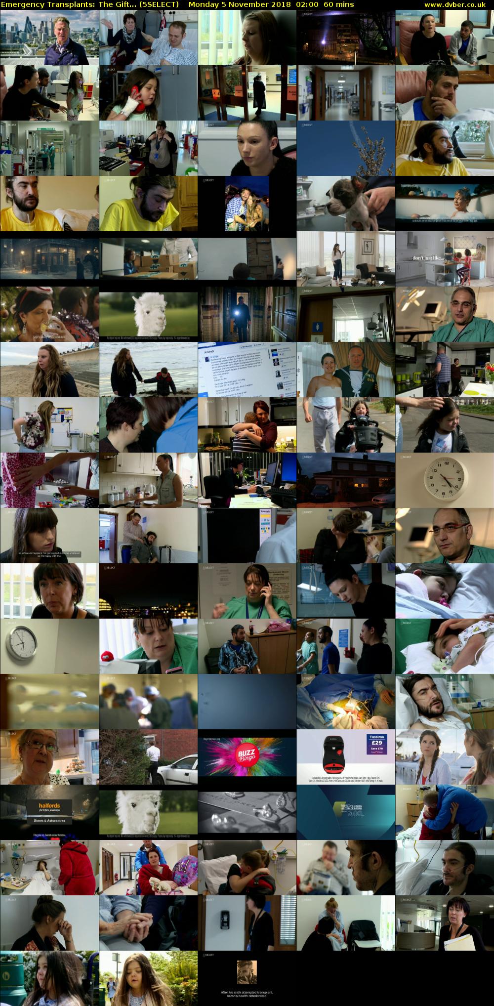 Emergency Transplants: The Gift... (5SELECT) Monday 5 November 2018 02:00 - 03:00