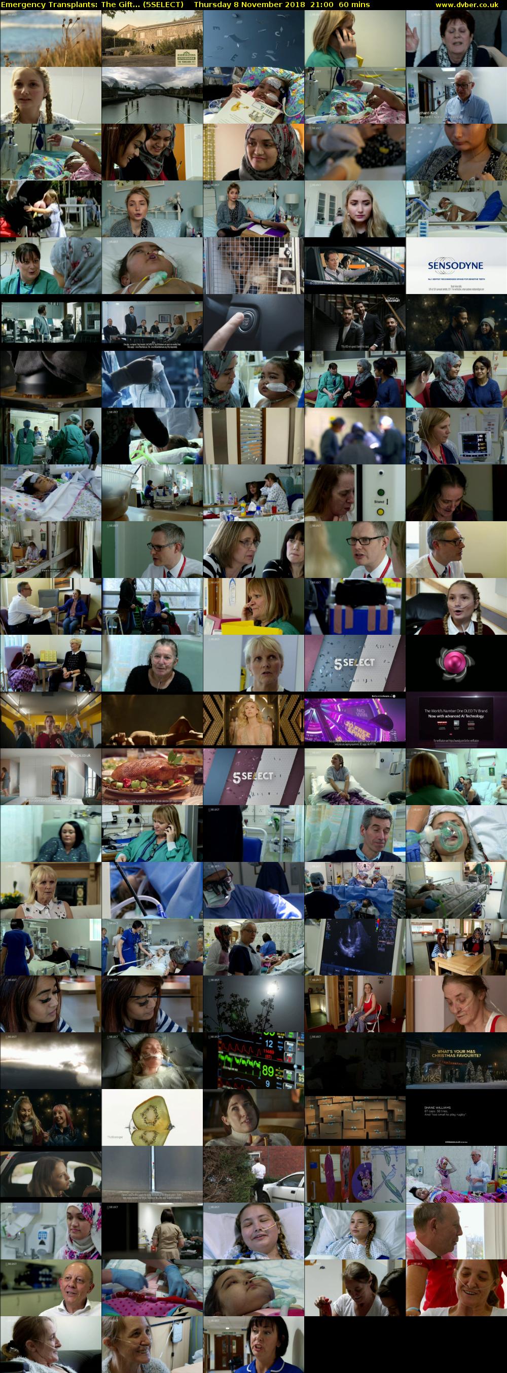 Emergency Transplants: The Gift... (5SELECT) Thursday 8 November 2018 21:00 - 22:00