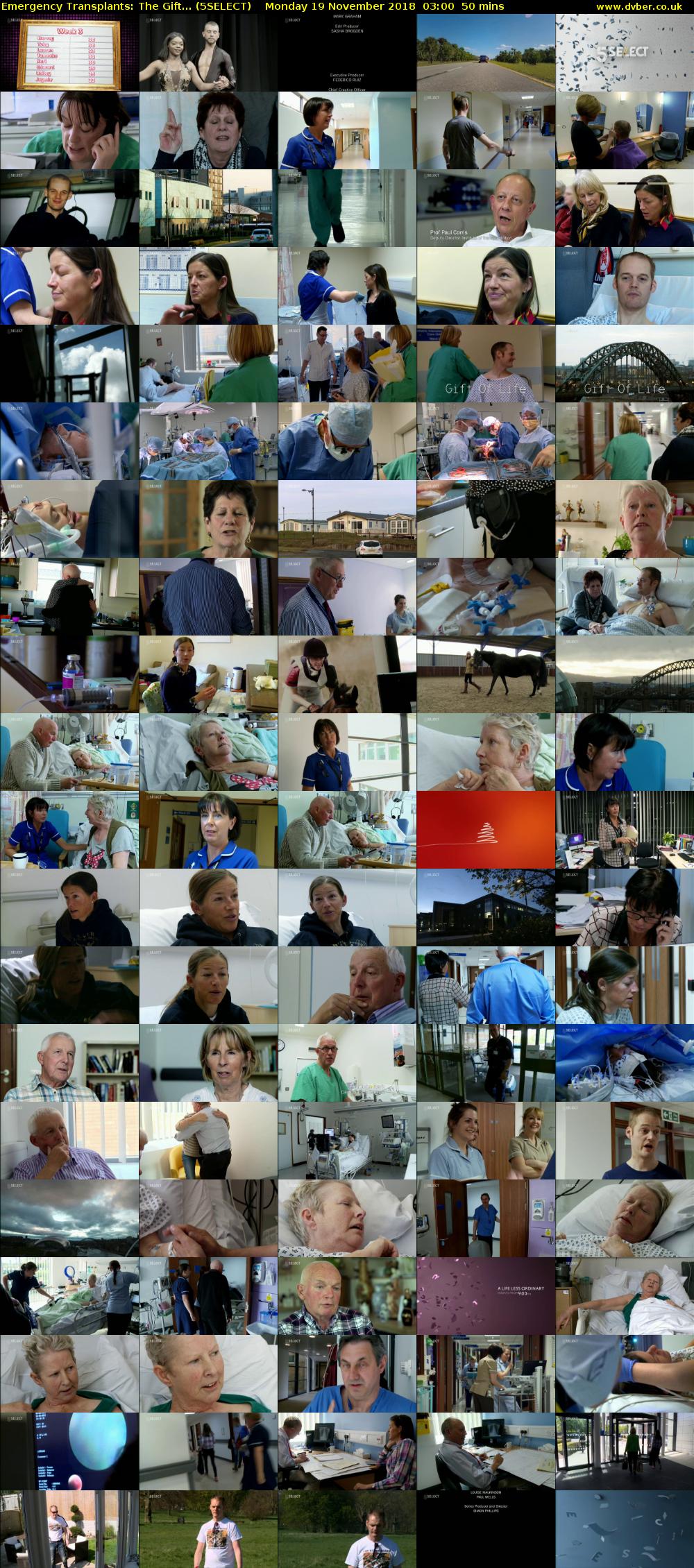 Emergency Transplants: The Gift... (5SELECT) Monday 19 November 2018 03:00 - 03:50