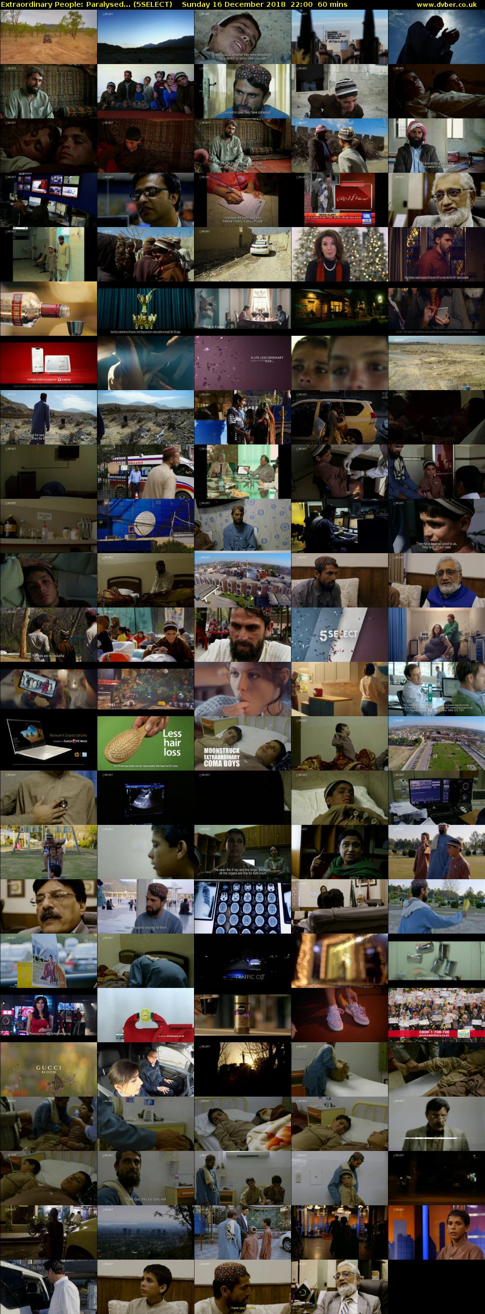 Extraordinary People: Paralysed... (5SELECT) Sunday 16 December 2018 22:00 - 23:00
