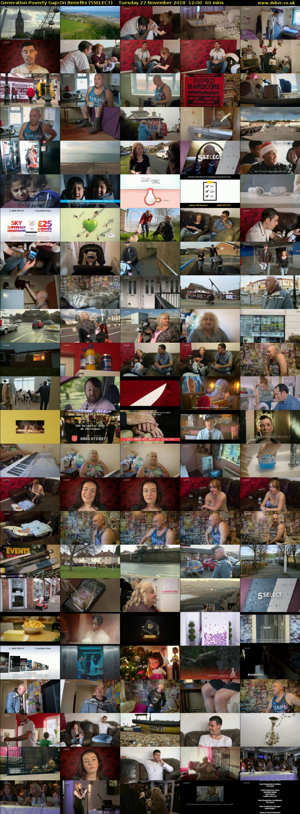 Generation Poverty Gap:On Benefits (5SELECT) Tuesday 27 November 2018 12:00 - 13:00