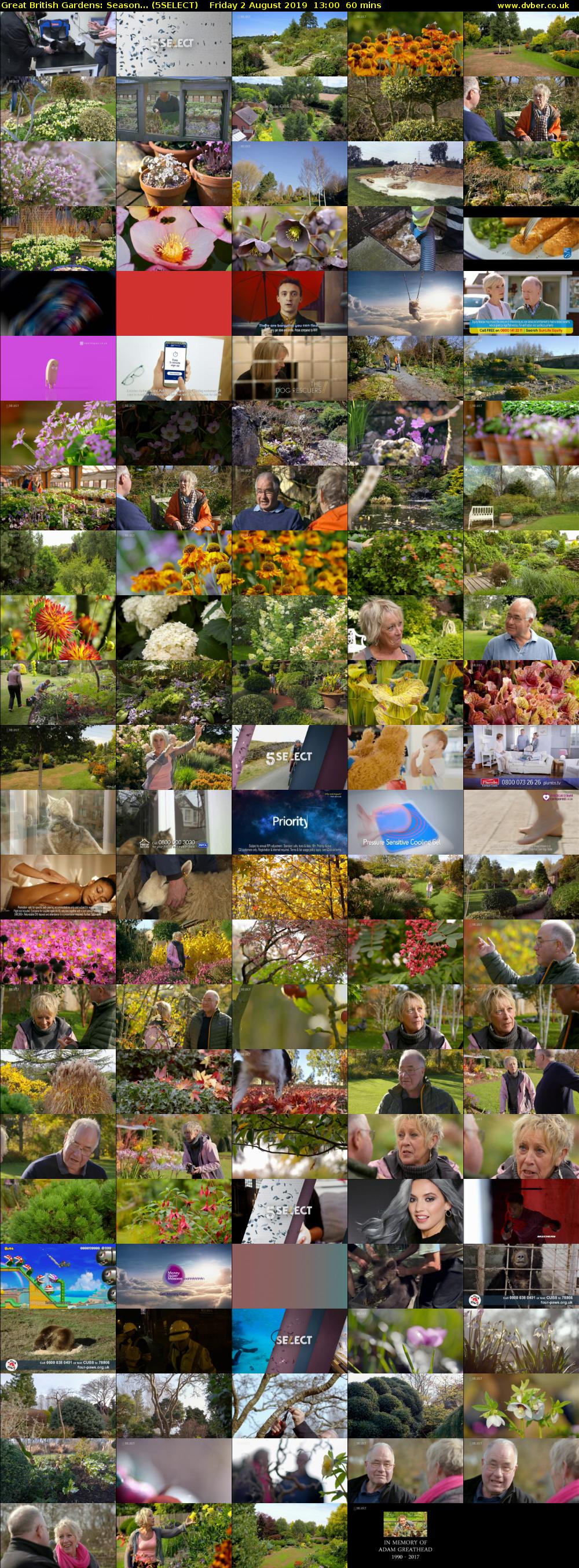 Great British Gardens: Season... (5SELECT) Friday 2 August 2019 13:00 - 14:00