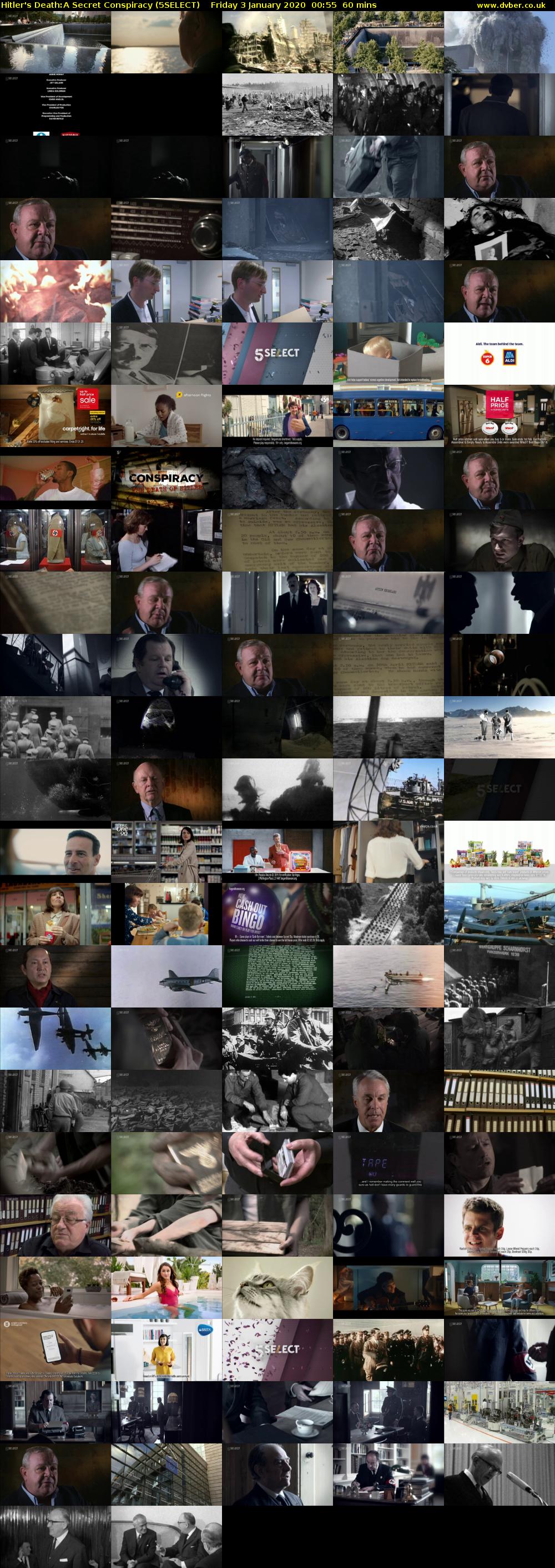 Hitler's Death:A Secret Conspiracy (5SELECT) Friday 3 January 2020 00:55 - 01:55