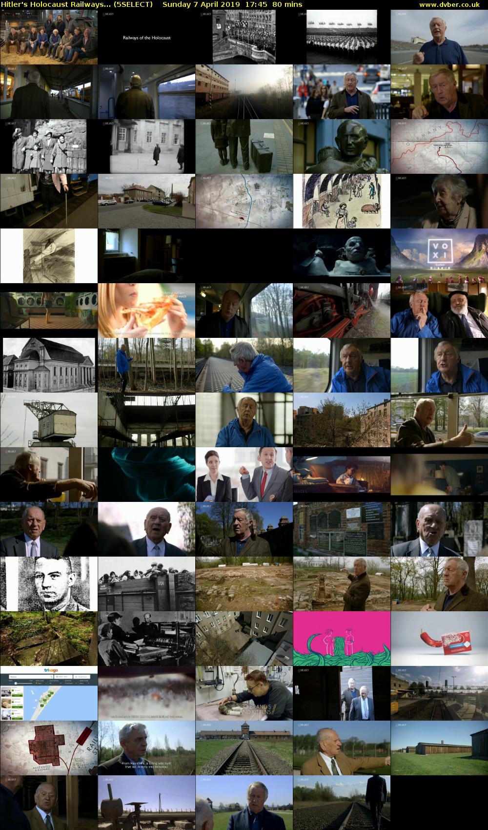 Hitler's Holocaust Railways... (5SELECT) Sunday 7 April 2019 17:45 - 19:05