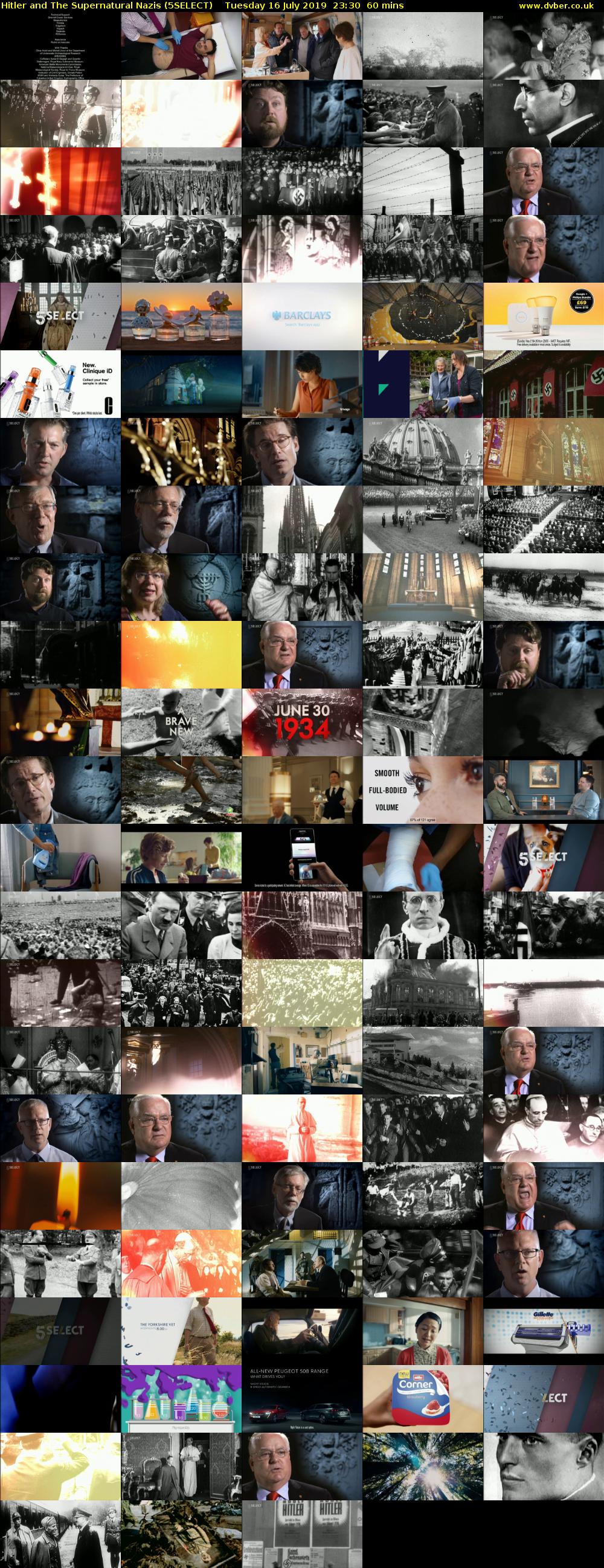 Hitler and The Supernatural Nazis (5SELECT) Tuesday 16 July 2019 23:30 - 00:30