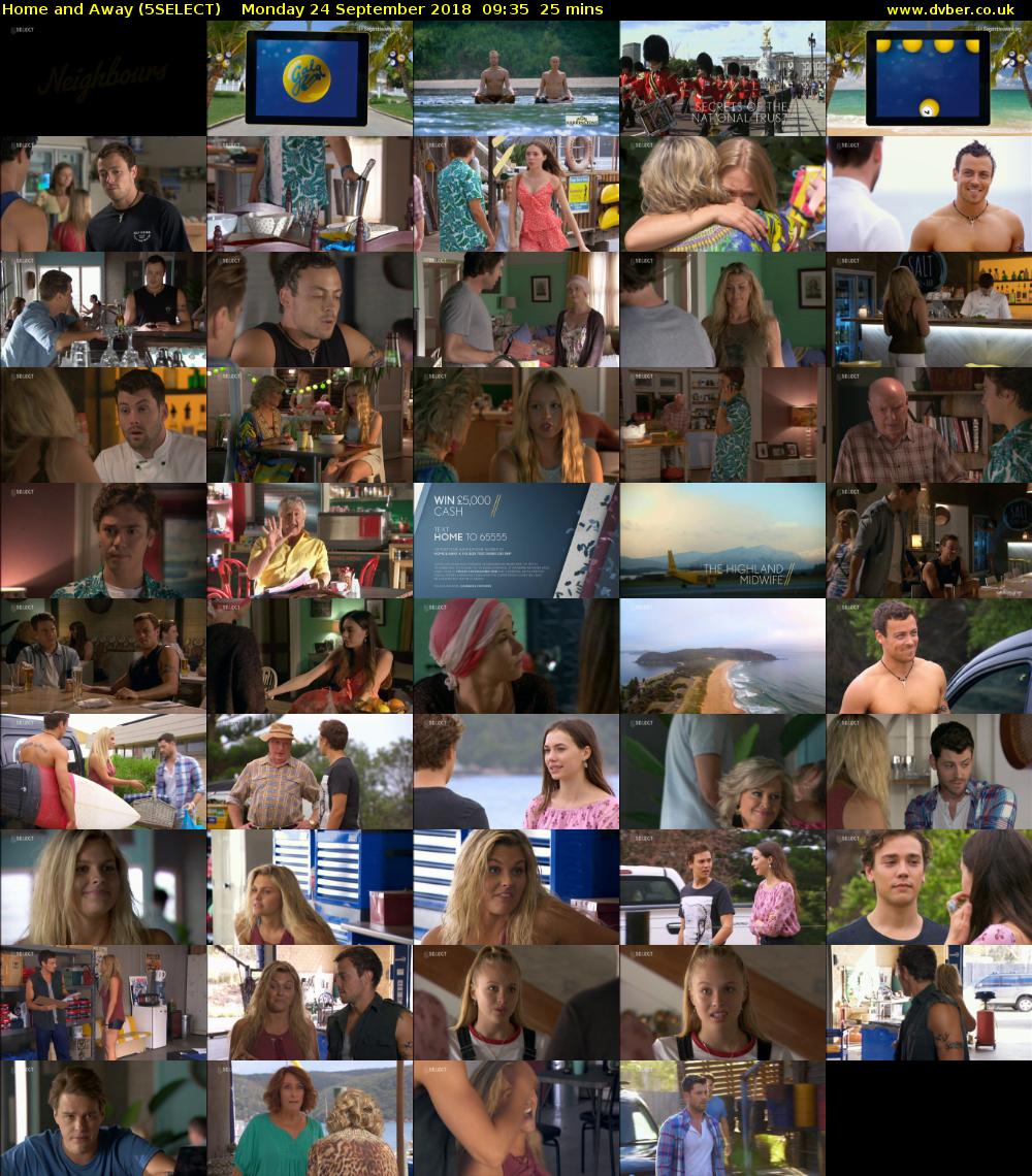 Home and Away (5SELECT) Monday 24 September 2018 09:35 - 10:00