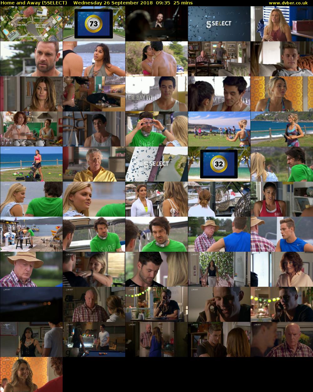 Home and Away (5SELECT) Wednesday 26 September 2018 09:35 - 10:00