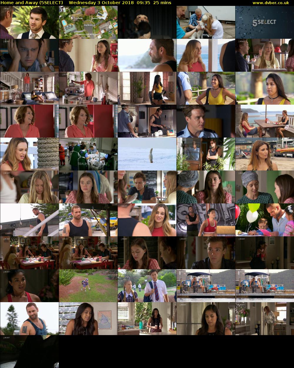 Home and Away (5SELECT) Wednesday 3 October 2018 09:35 - 10:00