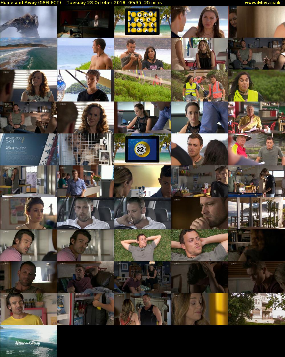 Home and Away (5SELECT) Tuesday 23 October 2018 09:35 - 10:00